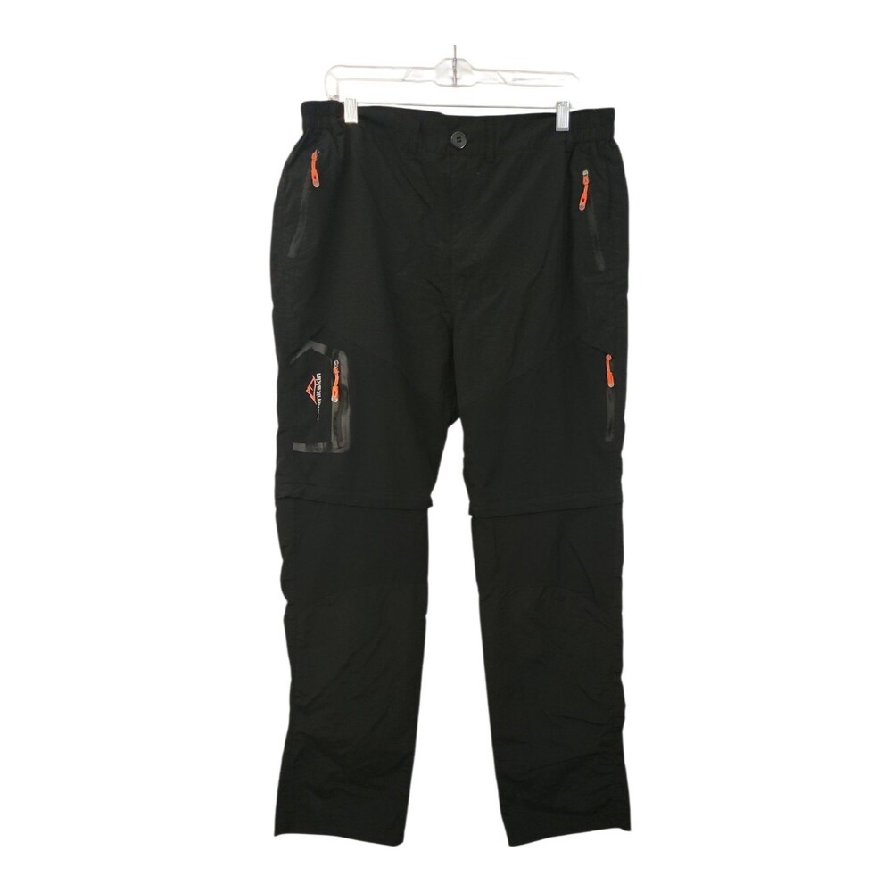 Summitskin Versa Convertible Pants Men's 38x34 Black Lightweight Hiking Pockets